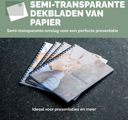 Couverture Fellowes A4 FSC translucide papier 150g 50 feuilles 50 Stuk-1