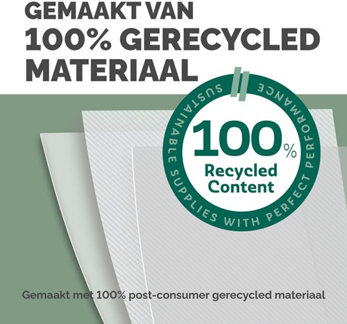 Couverture Fellowes A4 PET 150 micron recyclé 100 pièces 100 Stuk-3
