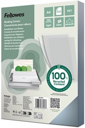 Couverture Fellowes A4 PET 150 micron recyclé 100 pièces 100 Stuk