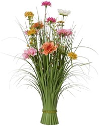Plante herbacée Everlands avec fleurs roses 70cm polyester 1 Stuk