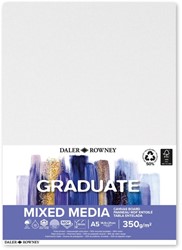 Panneau entoilé Daler-Rowney Graduate Mixed Media A5 blanc 1 Stuk