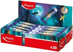 Gomme Maped Dragon présentoir 20 couleurs bleu 1 Stuk