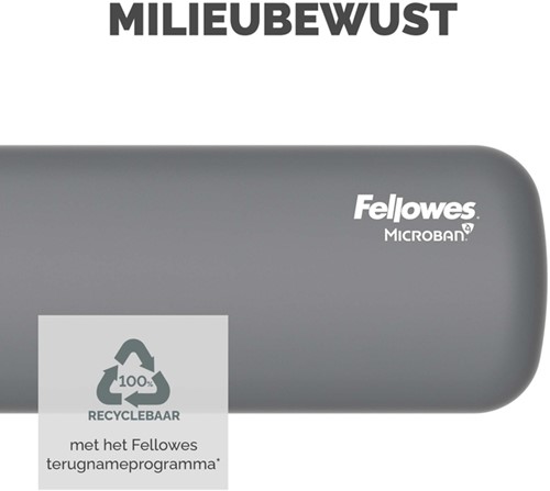 Repose-poignet paume Fellowes Breyta gris 1 Stuk-5
