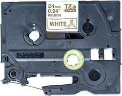 Ruban Brother P-touch TZe-R254 24mm or sur blanc 1 Stuk