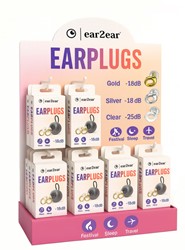 Bouchon d'oreille ear2ear 26dB assorti 2 Stuk