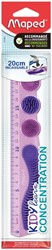 Règle Maped Kidy Learn Concentration 20cm violet 1 Stuk