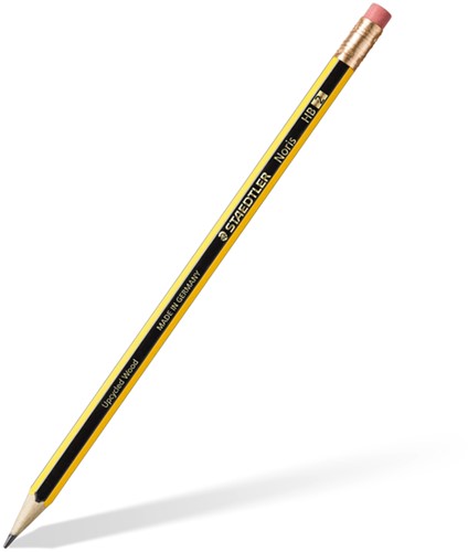 Crayon Staedtler Noris HB avec embout gomme 1 Stuk-3