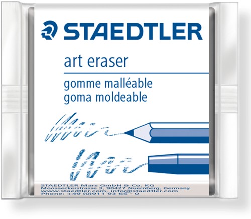 Gomme malléable Staedtler gris 1 Stuk