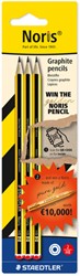 Potlood Staedtler Noris 3xHB find the golden Noris 3 Stuk