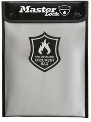Sacoche pour documents résistante au feu et à l'eau MasterLock 28x38cm 1 Stuk