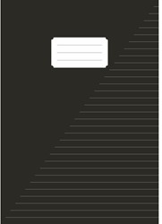 Schrift Kangaro A4 lijn 80pag 60gr 5st zwart 5 Stuk