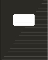 Schrift Kangaro A5 lijn 80pag 60gr 10st zwart 10 Stuk