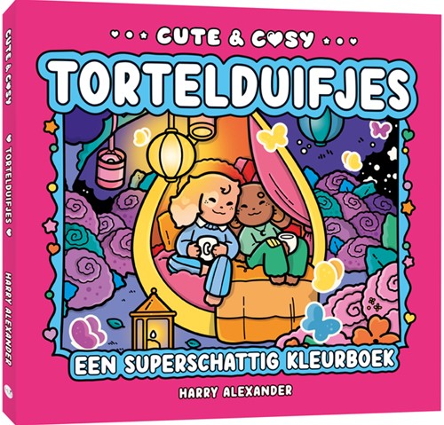 Kleurboek Cute en Cosy Tortelduifjes 1 Stuk