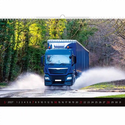 Calendrier 2027 Helma 365 31,5x45cm Trucks 1 Stuk-3