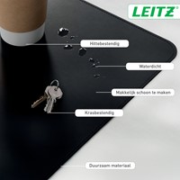 Bureau-onderlegger Leitz 80x40cm zwart 1 Stuk-3