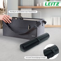 Bureau-onderlegger Leitz 80x40cm zwart 1 Stuk-2