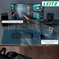 Sous main Gaming Leitz 100x40cm enroulable gris foncé 1 Stuk-1