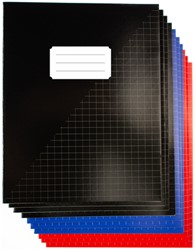 Schrift Kangaro A5 ruit 10mm 80pag 60gr 10st ass 10 Stuk