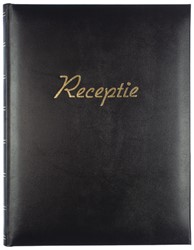 Receptiealbum Kangaro 26x21cm zwart 1 Stuk