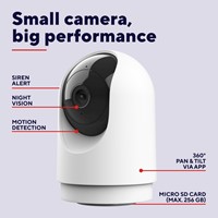 Caméra de sécurité Trust IPCAM-2700 intérieur Wi-Fi blanc 1 Stuk-1
