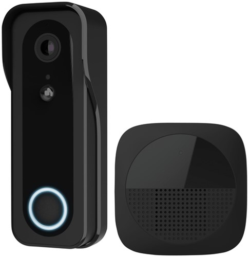 Sonnette avec caméra Trust DOORCAM-3000 Wi-Fi noir 1 Stuk