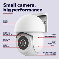 Caméra de sécurité Trust IPCAM-3900 extérieur Wi-Fi blanc 1 Stuk-1