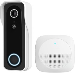 Sonnette avec caméra Trust DOORCAM-3000 Wi-Fi blanc 1 Stuk