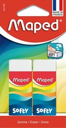 Gomme Maped Softy blister 2 pièces 2 Stuk
