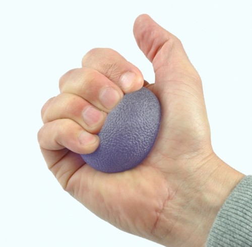 Handtrainer gelbal Able2 Soft blauw 1 Stuk-2