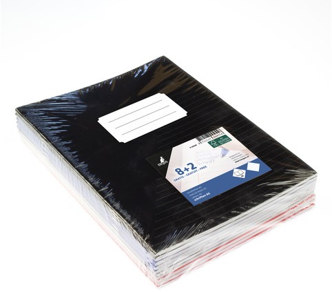 Cahier Kangaro A5 ligné 160 pages 60g assorti lot 5 pièces 10 Stuk-2