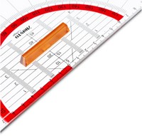 Equerre Aristo GEOCollege 220mm avec poignée transparent 1 Stuk-3