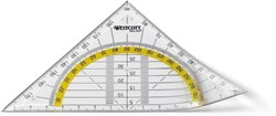 Equerre Westcott 14cm flexible transparent 1 Stuk