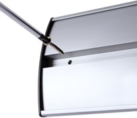 Informatiebord Office Curved A4 zilver 1 Stuk-1