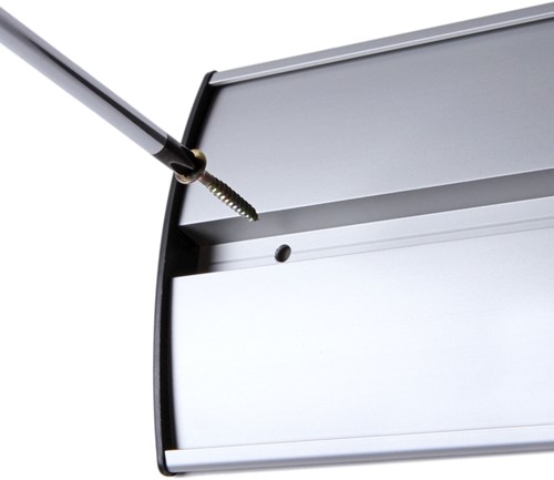 Informatiebord Office Curved A4 zilver 1 Stuk-1