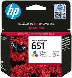 Cartouche d'encre HP CP11A 651 couleur 1 Stuk