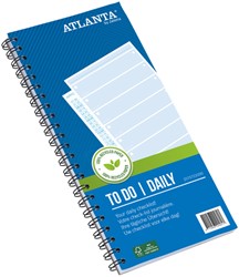 Things to do Djois Atlanta Today recyclé 140x297mm 125 feuilles 70g bleu 1 Stuk