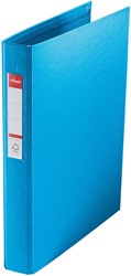 Classeur Esselte VIVIDA A4 4 anneaux méc-O 25mm PP bleu 1 Stuk