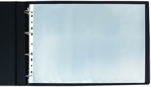 Pochette Quantore A3 11 perforations PP 0,08 nervurée paysage 10 pièces 10 Stuk-8