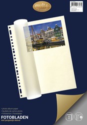 Feuilles photo Multo A4 23 anneaux + couverture chamois 20 feuilles 20 Vel