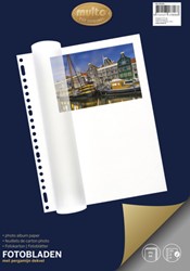 Feuilles photo Multo A4 23 anneaux + couverture blanc 20 feuilles 20 Vel