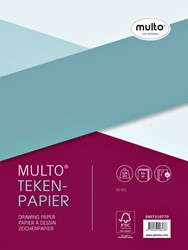 Intérieur Multo papier dessin A5 17 perforations 120g 50 feuilles 50 Vel