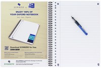 Bloc de cours Oxford A4+ ligné 23 perf 160 pages noir 1 Stuk-2