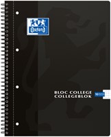 Bloc de cours Oxford A4+ carreau 5mm 4 perf 180 pages 80g noir 1 Stuk