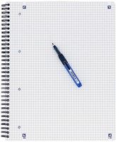 Bloc de cours Oxford A4+ carreau 5mm 4 perf 180 pages 80g noir 1 Stuk-1
