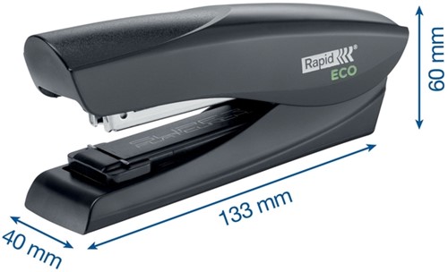 Agrafeuse Rapid Fashion Eco demi-bande 25 feuilles 24-26/6 noir 1 Stuk-3