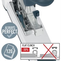 Agrafeuse Leitz Heavy Duty Flat Clinch 120 feuilles argent 1 Stuk-5