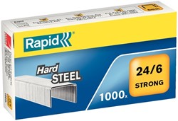 Agrafes Rapid 24/6 acier strong 1000 pièces 1000 Stuk