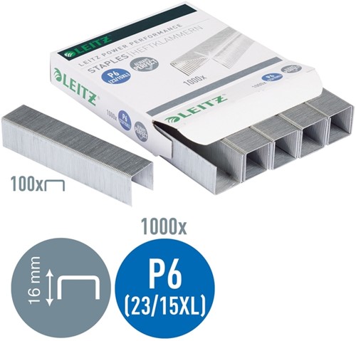 Agrafes Leitz 23/15XL zingué 1000 pcs 1000 Stuk-7