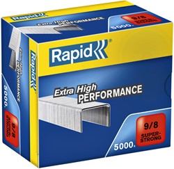 Agrafes Rapid 9/8 galvanisé super strong 5000 pcs 5000 Stuk