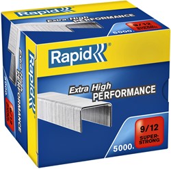 Agrafes Rapid 9/12 galvanisé super strong 5000 pièces 5000 Stuk